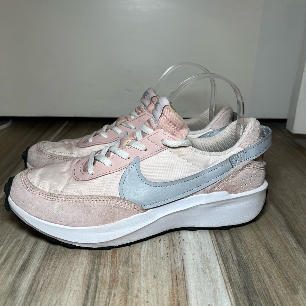 Nike Waffle Debut Pink Oxford Wolf Gray Pearl Pink White Womens Size 8
